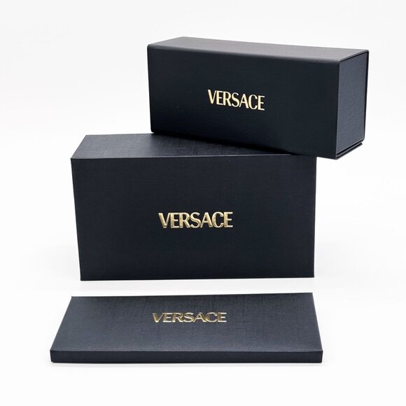 NEW VERSACE VE2290 100287 SUNGLASSES BLACK GOLD WOMEN EYEWEAR VERSACE VE2290 100 main image 11